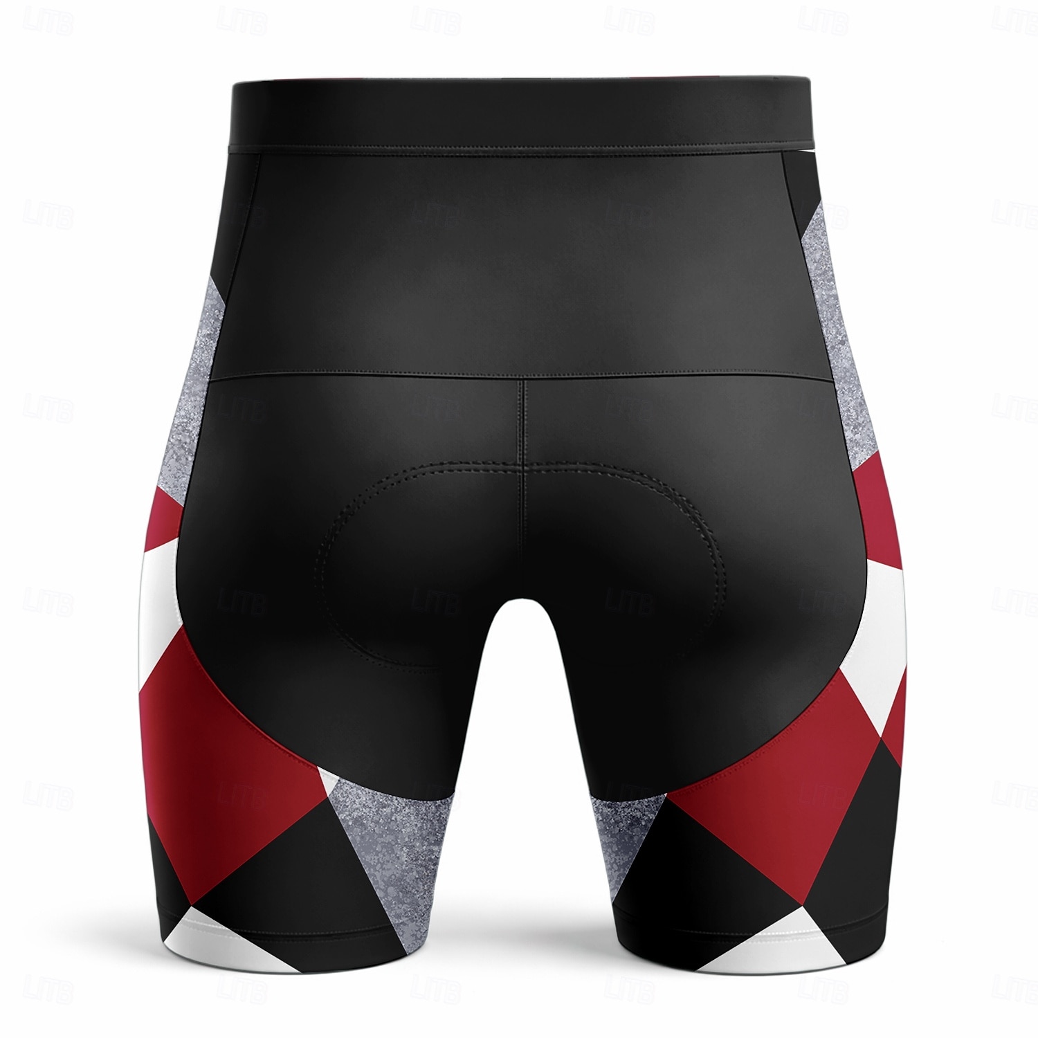 Homme Géométrique Shorts de route Shorts de vélo Shorts de cyclisme rembourrés Vélo Shorts Bas Coupe Slim Des sports Coussin 3D Séchage Rapide Évacuation de la transpiration Respirant Rouge Vêtement de 2026 ? $28.99 –P4