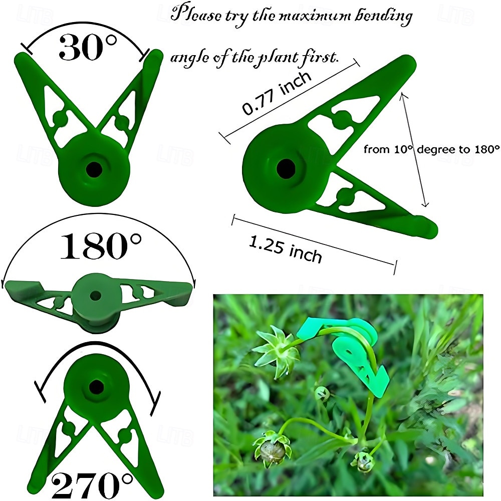 30PCS Plant Clips Adjustable Plant Branch Bending Training Clips Plant Bending Clips Planter Holder Garden Stem Trainer Clips 2026 - $20.99 –P2