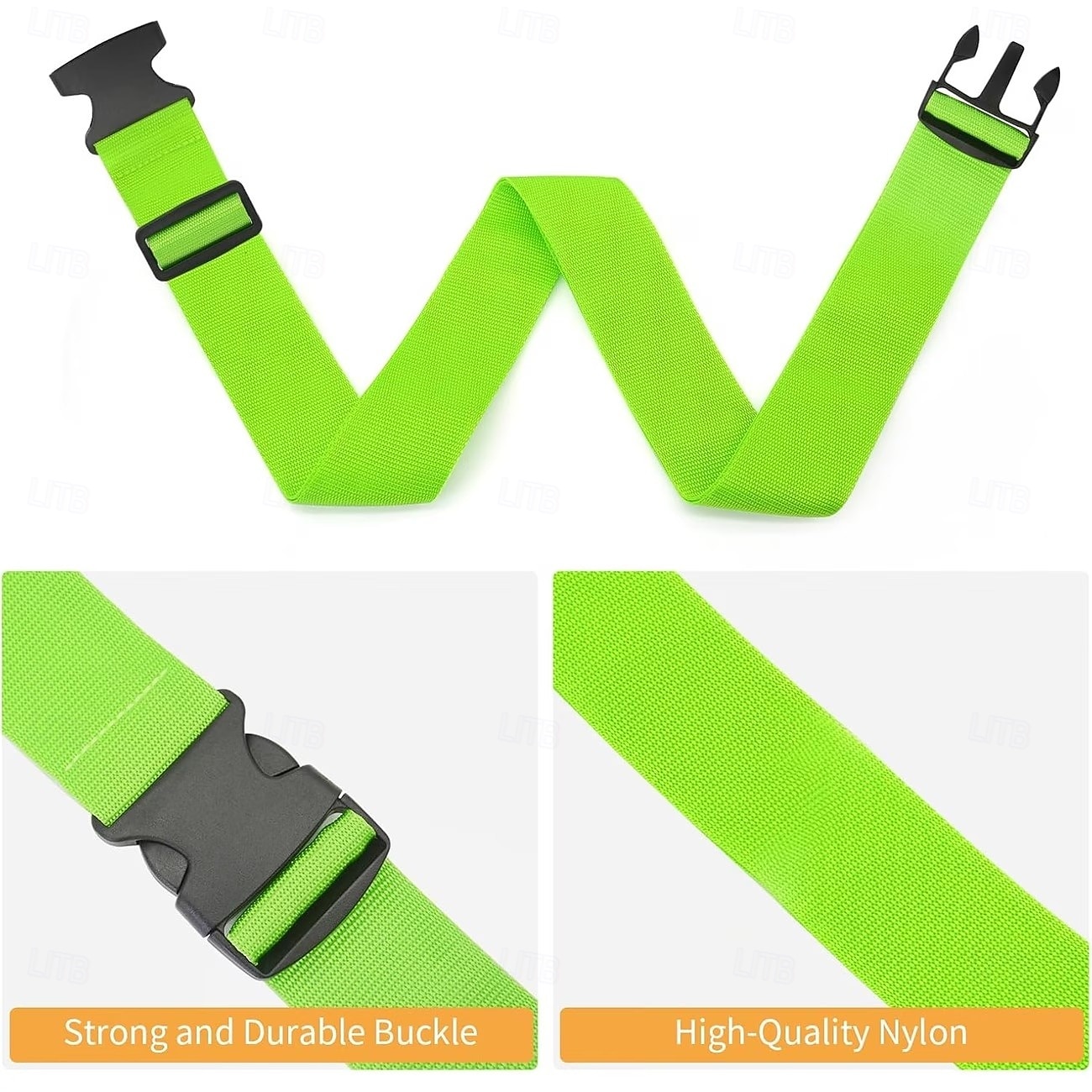 4PCS Luggage Straps, 200CM Adjustable Travel Bag Belts with Buckle, Secure Suitcases, Quick Luggage Identification, Multiple Colors, Travel Essential, Gift Idea 2026 - $24.99 –P4