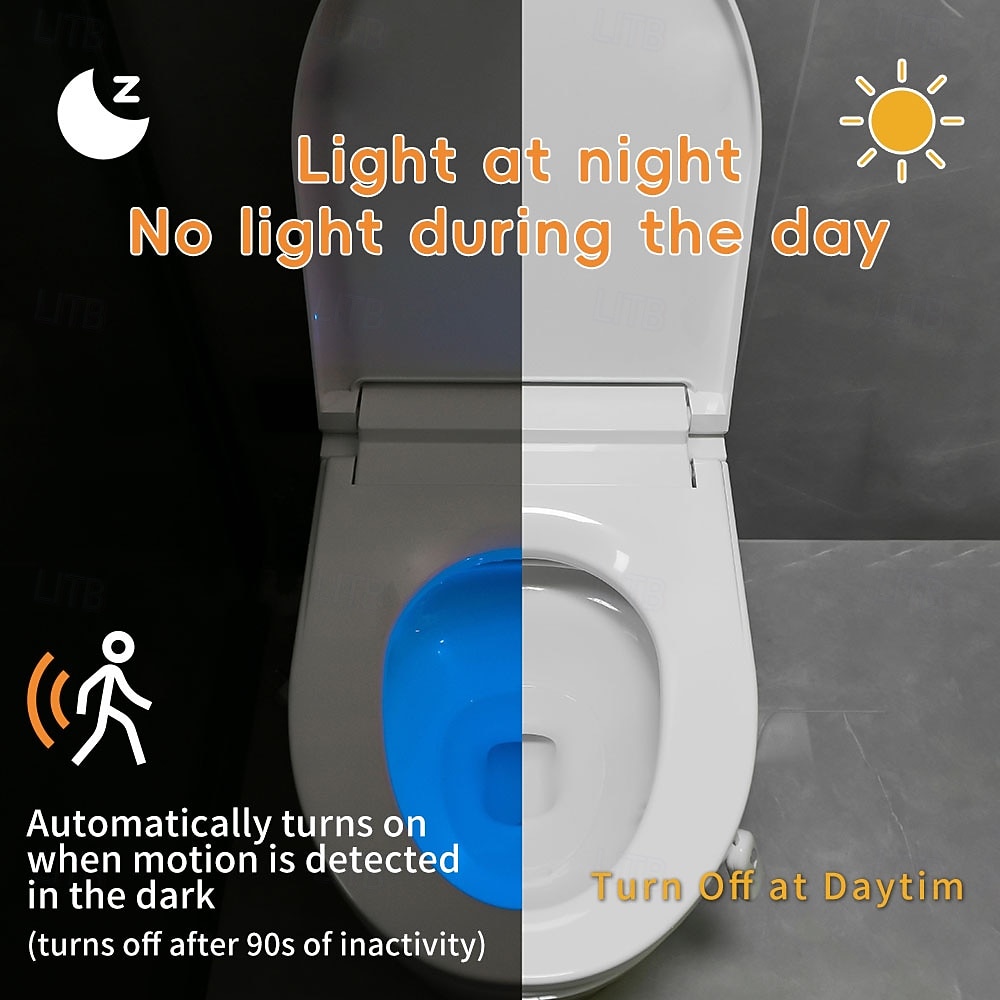 1 Pc Novel Creative Human Sensing Hanging Water Drop i Intelligent Automatic Sensing Atmosphere Light RGB Color Night Light Charging Toilet Light 2026 - $12.99 –P6