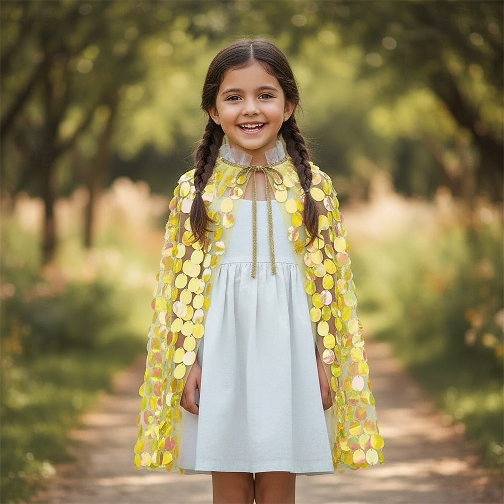 Sirena Princesas Capa Disfraz de fiesta temática Película Cosplay for Chica Niños Mascarada Semana del Libro Diario Vacaciones Fiesta 2026 - $25.99 –P1