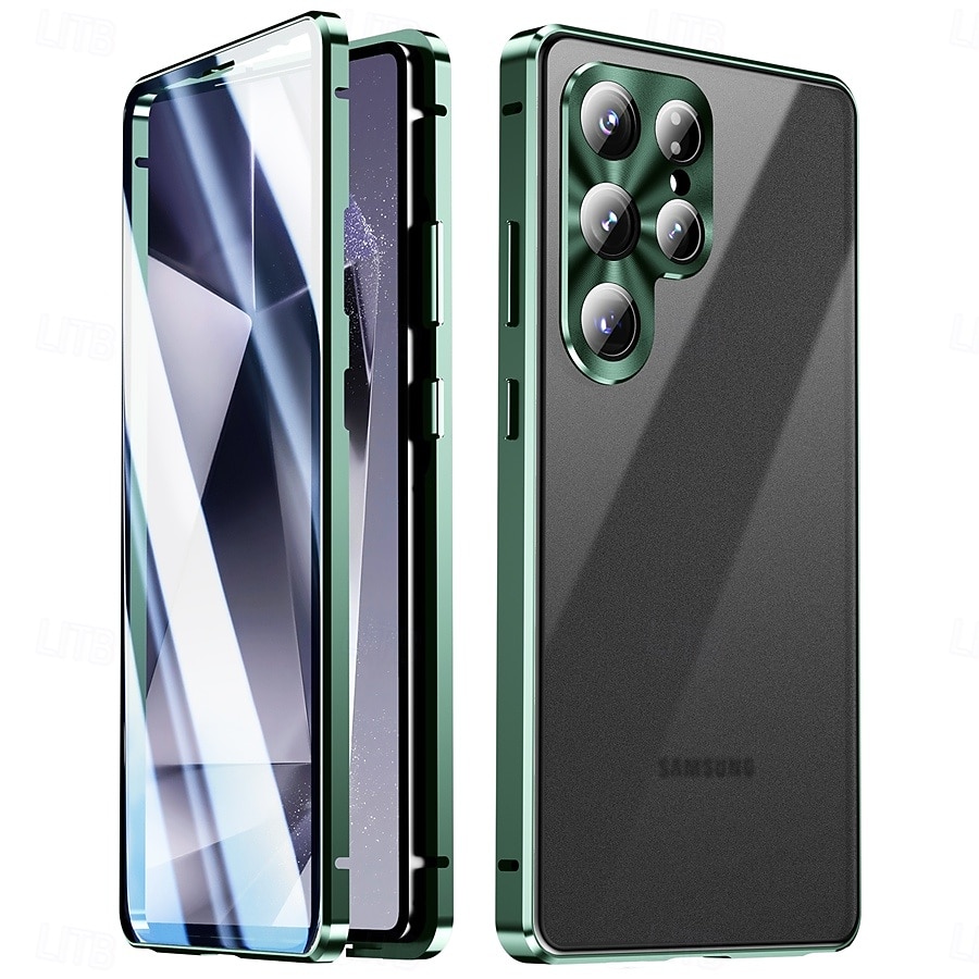 Phone Case For Samsung Galaxy S26 S26 Plus S26 Ultra Novelty Magnetic Adsorption Slim Case Detachable with Screen Protector Anti peep Metal ABS+PC 2026 - $30.99 –P15