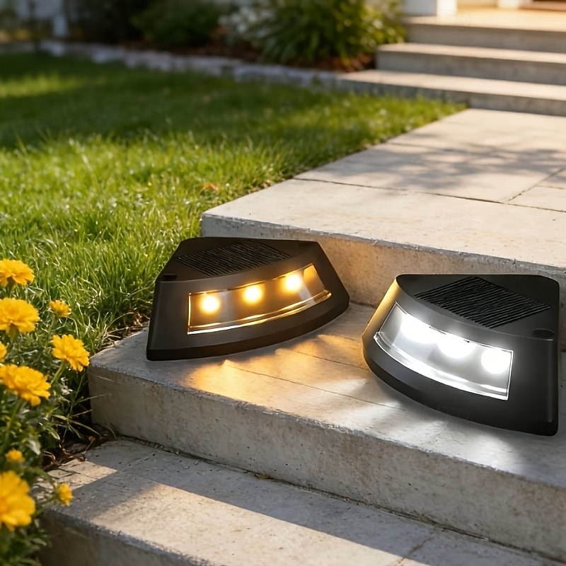 4/8 luci solari da esterno per terrazze, impermeabili IP65, lampade da giardino per vialetti, gradini, passerelle, prato, terrazze, luce notturna solare decorativa del 2026 a $28.99 –P6