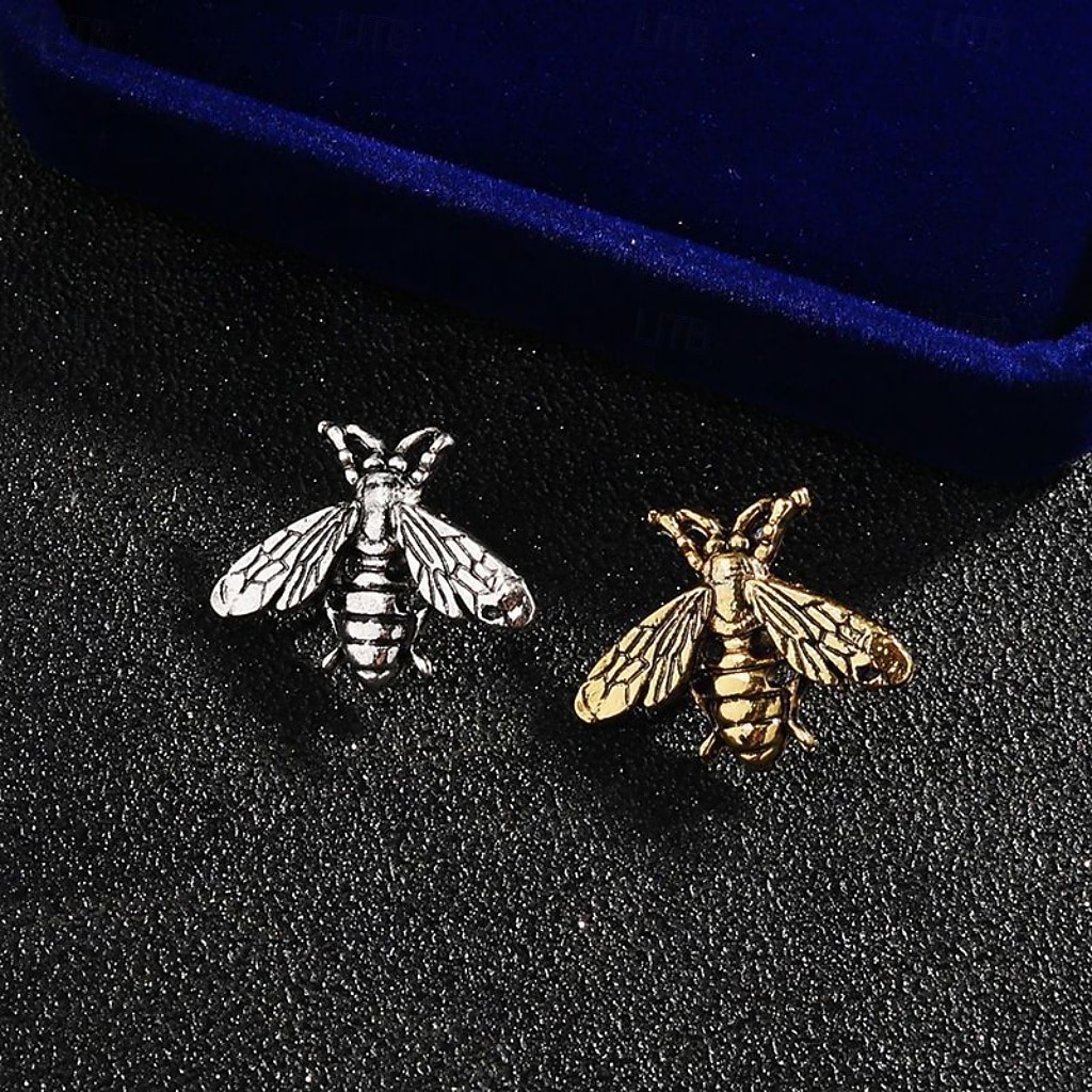 Férfi 1db Mandzsettagombok Ötvözet Melltűk Hétköznapi Napi 3D minimalista Elegáns Szüret A B C 2026 - $4.58 –P16