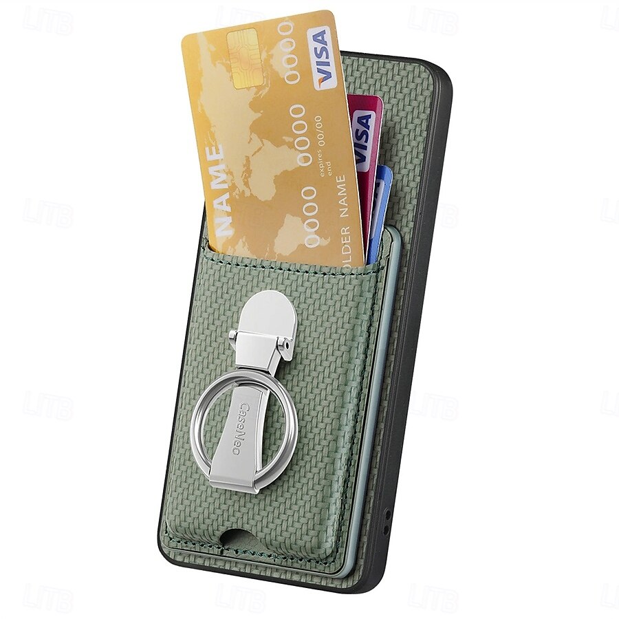 téléphone Coque Pour Samsung Galaxy S26 S26 Plus S26 Ultra Coque Arrière avec Support Support Anneau Emplacement Carte Rétro TPU Fibre faux cuir de 2026 ? $16.99 –P6