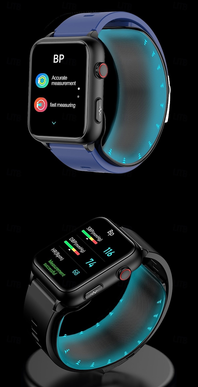 iMosi TK63 Montre intelligente 1.91 pouce Smartwatch Montre Connectée Bluetooth Podomètre Rappel d'appel Moniteur de Sommeil Compatible avec Android iOS Unisexe Longue Veille Contrôle des médias de 2026 ? $133.99 –P1