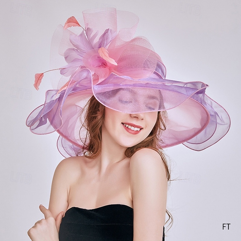 Derby Hut Kirchenhut Kentucky Derby Hut Dame Edelfrau Kostüm Damen Derby Ascot Pferderennfestival Erwachsene Hut Frühling & Sommer 2026 - $41.99 –P1