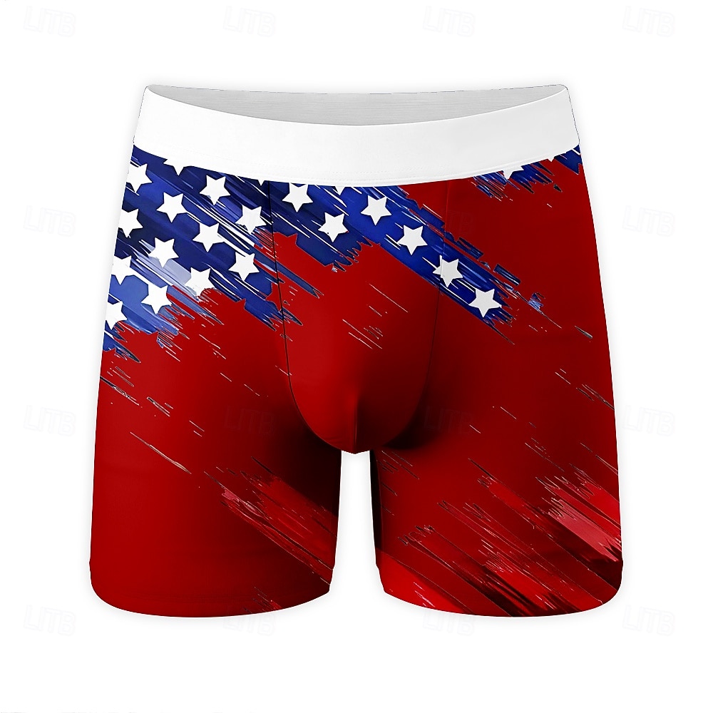 Per uomo 4 luglio, 250° anniversario degli Stati Uniti Bandiera degli Stati Uniti Boxer elasticizzati Costume nuoto a pantaloncino Pantaloncini da bagno boxer Patriotico Casuale Casa Vacanza al Mare del 2026 a $16.99 –P5