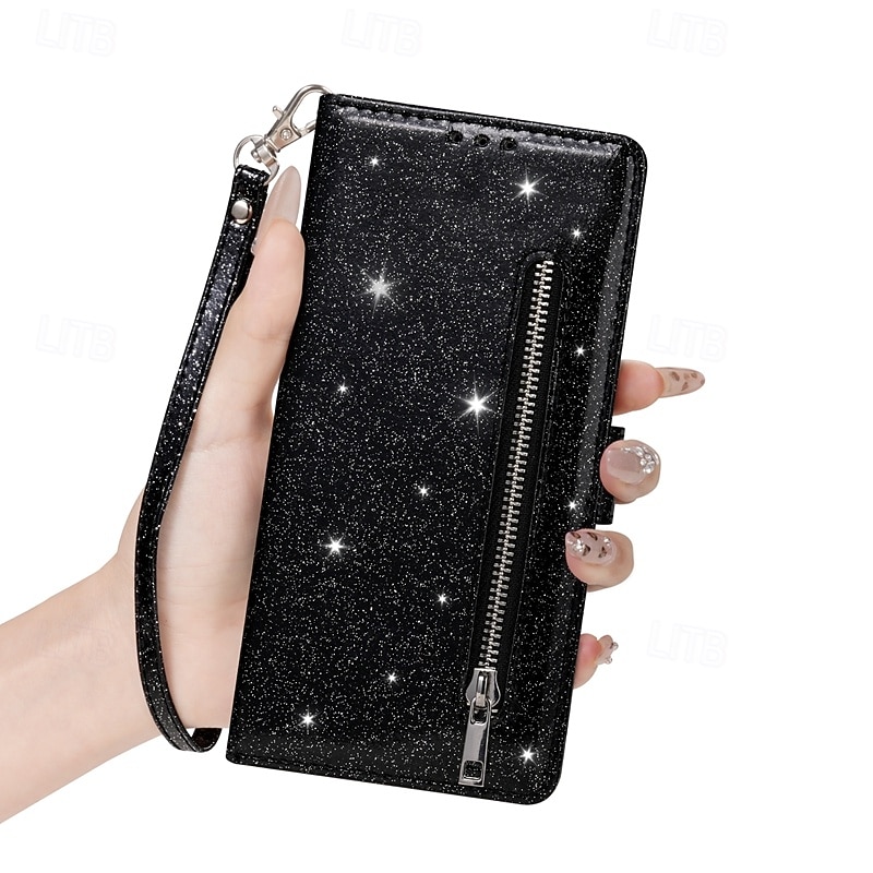 Phone Case For Samsung Galaxy S26 S26 Plus S26 Ultra Wallet Case Zipper Full Body Protective Kickstand Color Gradient sky PU Leather 2026 - $18.99 –P12