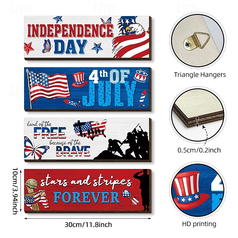 1 db szett amerikai függetlenség napja 250. évfordulójának fa sas tábla, vintage kerek ajtóra akasztható, hazafias amerikai lakberendezés, tökéletes július 4-re, emléknapra és nemzeti ünnepekre 2026 - $21.99 –P11