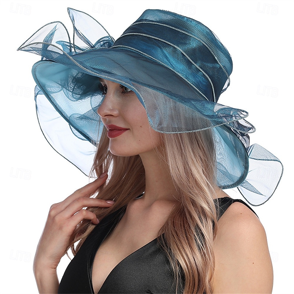 Derby Hut Kirchenhut Kentucky Derby Hut Dame Edelfrau Kostüm Damen Derby Ascot Pferderennfestival Erwachsene Hut Frühling & Sommer 2026 - $36.99 –P4
