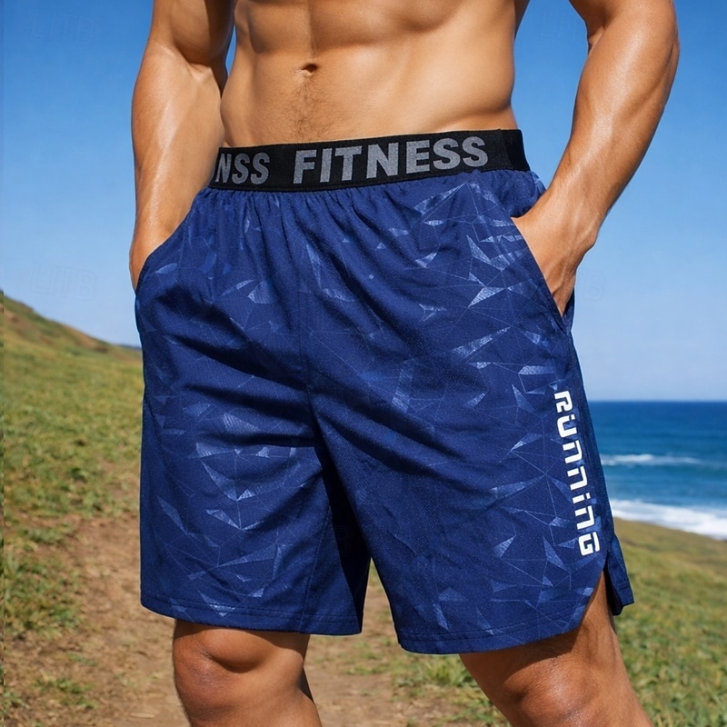 Ανδρικά Pantaloni Scurți de Alergat Αθλητικά σορτς Σορτς γυμναστικής Τσέπες Κοντά Παντελονάκια Καθημερινά ΕΞΩΤΕΡΙΚΟΥ ΧΩΡΟΥ Διακοπές Καλοκαίρι Ελαφρύ Αναπνέει Γυμναστήριο προπόνηση Περπάτημα Τζόγκινγκ 2026 - $6.49 –P3