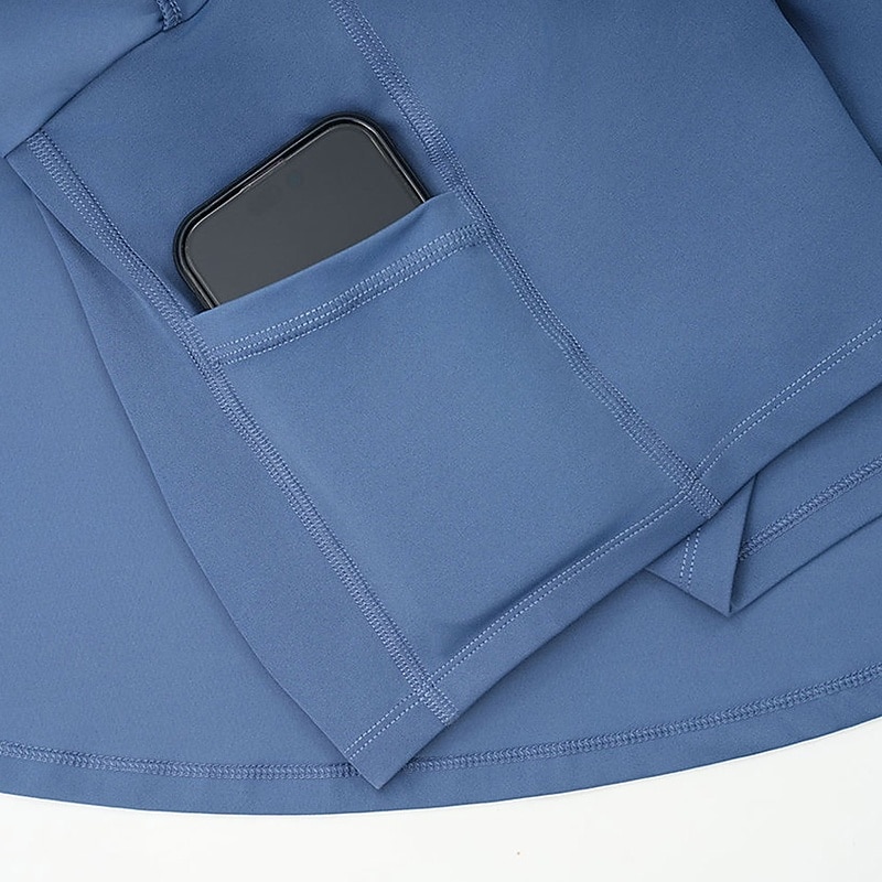 Damskie Solidne kolory Spódnica casualowa Spódnice tenisowe z szortami Spódnica sportowa Kieszeń Wysoka talia Elastyczny Odvádí pot Oddychający Bransoletka tenisowa Golf Pikle Spódnica Czarny Biały 2026 - $25.99 –P26