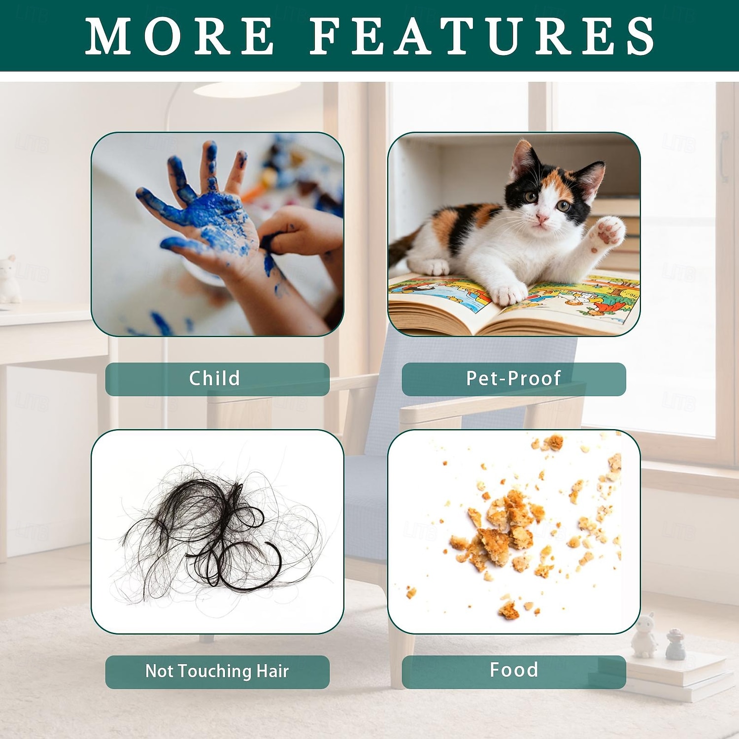 2 יחידות כיסויי ספה עמידים למים לפטיו, כיסויים להחלפת ספות וספות חיצוניות לריהוט פטיו, מגן ריהוט רב פעמי לכביסה 2026 - $28.99 –P3