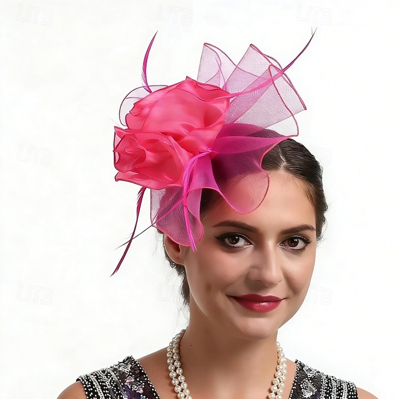 Fascinators Feather Wedding Birthday Elegant Vintage Cute With Feather Flower Headpiece Headwear 2026 - $11.49 –P8