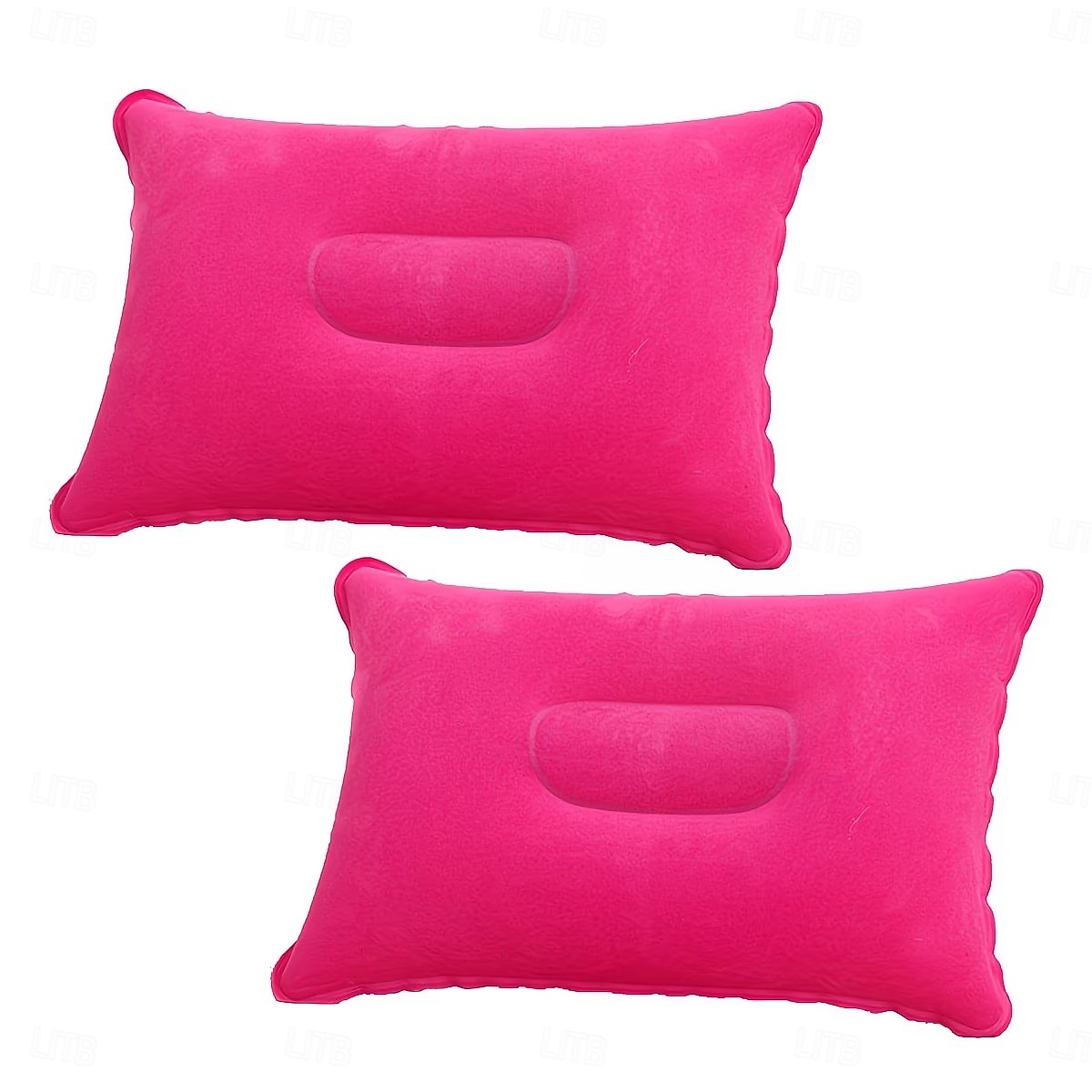 Lot de 2 oreillers de voyage gonflables ultra-légers format A4, petits oreillers carrés en tissu floqué, faciles à ranger, parfaits pour le camping, les siestes au bureau, les voyages, la randonnée et de 2026 ? $9.99 –P12