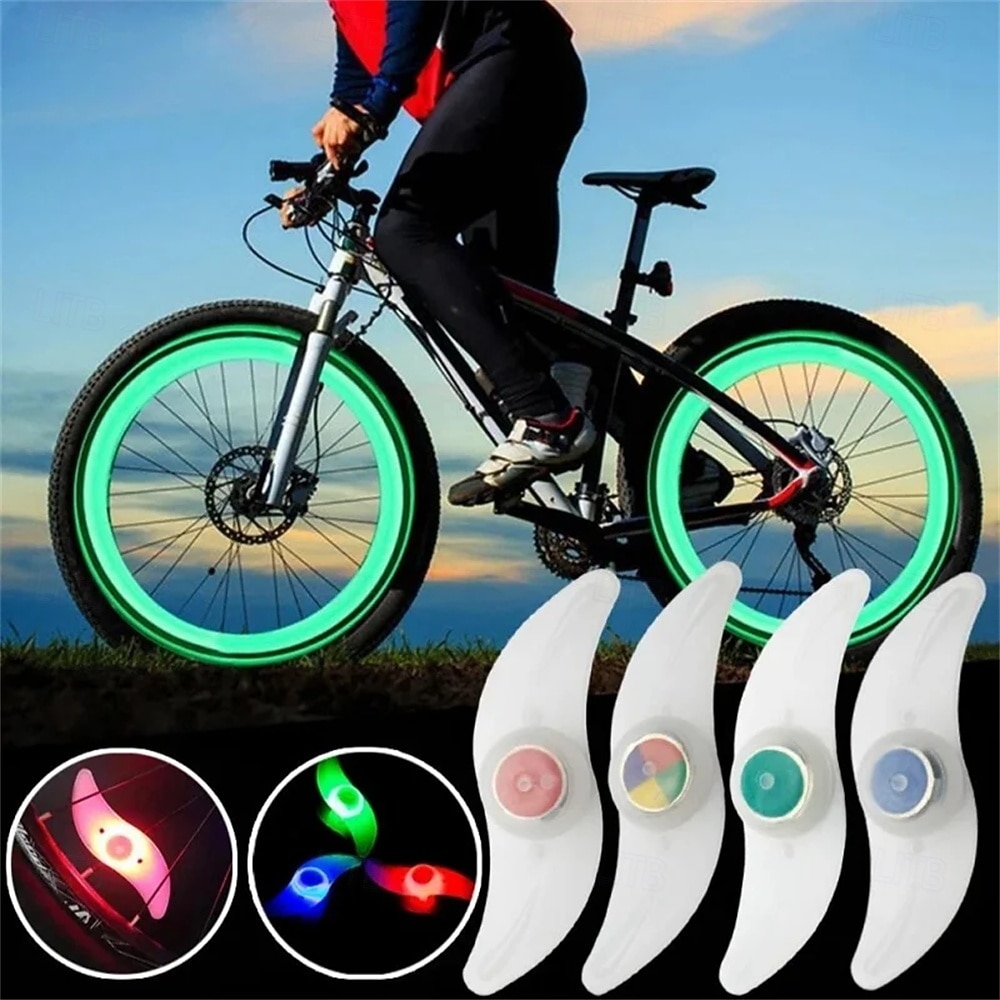 Mountainbike-Straßenfahrzeug Wind Feuer Radfarbe Speichenlicht Felgenlicht Reifenradlicht Nachtfahrten Nachtfahrausrüstung 2026 - $9.99 –P1