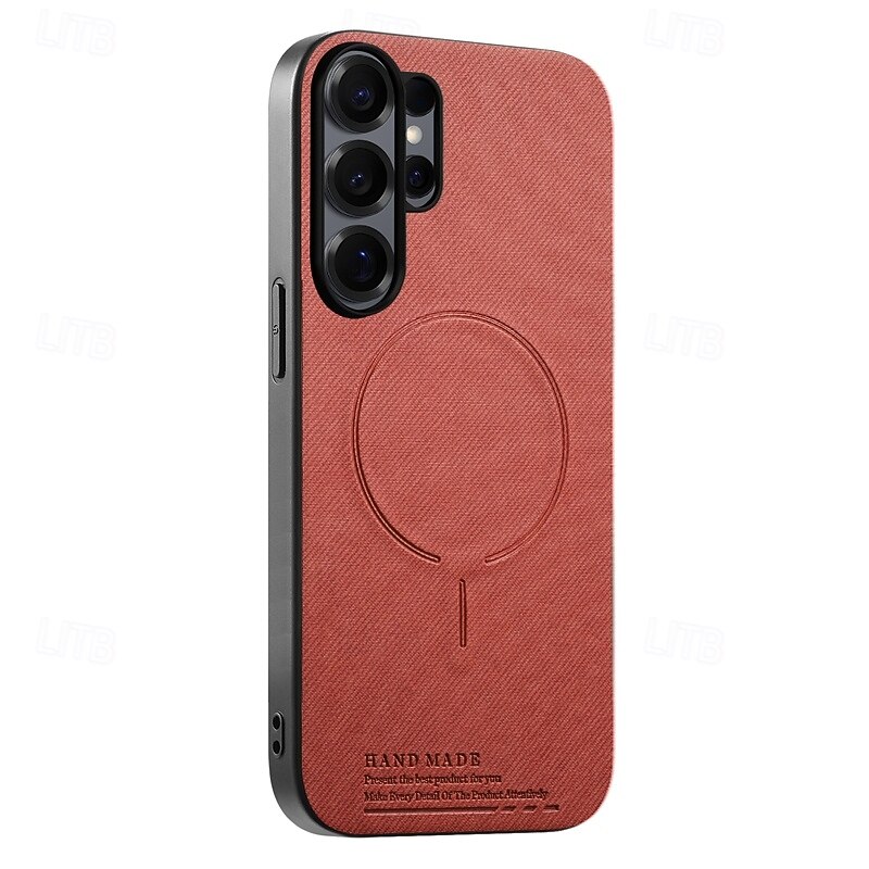 telefon Carcasă Pro Samsung Galaxy S26 S25 Hrana S24 FE S23 Ultra Plus A56 A36 A26 A16 A55 5G A35 5G Magnetické adsorpční pouzdro Podpora bezdrátového nabíjení Nárazuvzdorné TPU PU kůže 2026 - $13.99 –P11