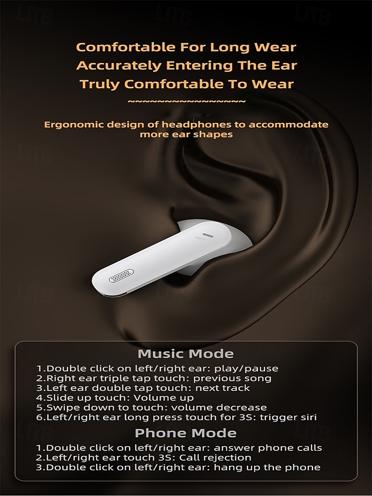 Lenovo LE253 Headphones TWS Wireless Bluetooth 6.0 ANC Noise Reduction HiFi Sound Earphones Game Sports Headset With Mic Earbuds 2026 - $27.99 –P12