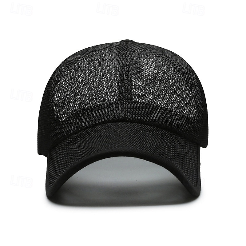 Baseball Cap Running Cap Sun Hat Unisex Cap Running Cap Solid Colored Sun Protection Windproof Quick Dry for Tennis Baseball Running Summer Spring Dark Grey Black Army Green 2026 - $8.49 –P2
