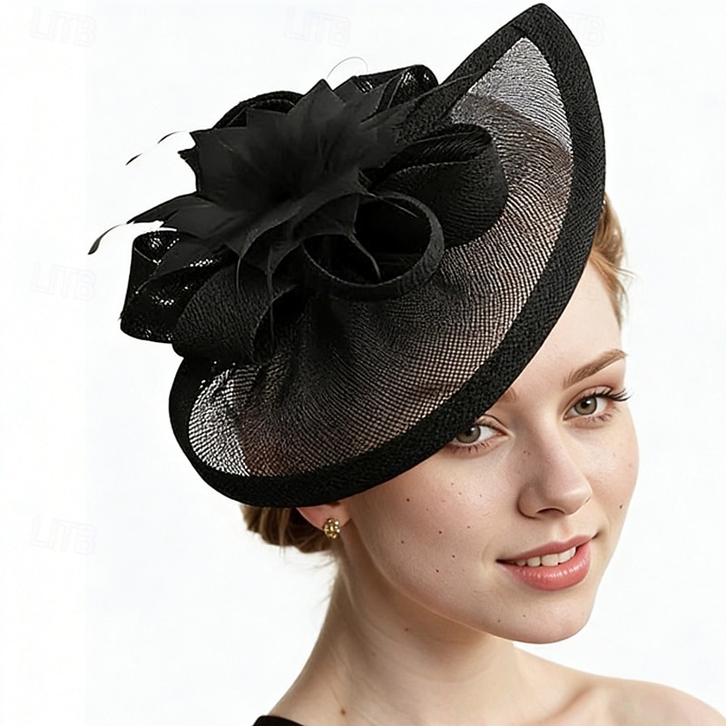Fascinators Pluma Boda Cumpleaños Vintage Estilo lindo Retro Con Pluma Celada Sombreros 2026 - $17.49 –P6