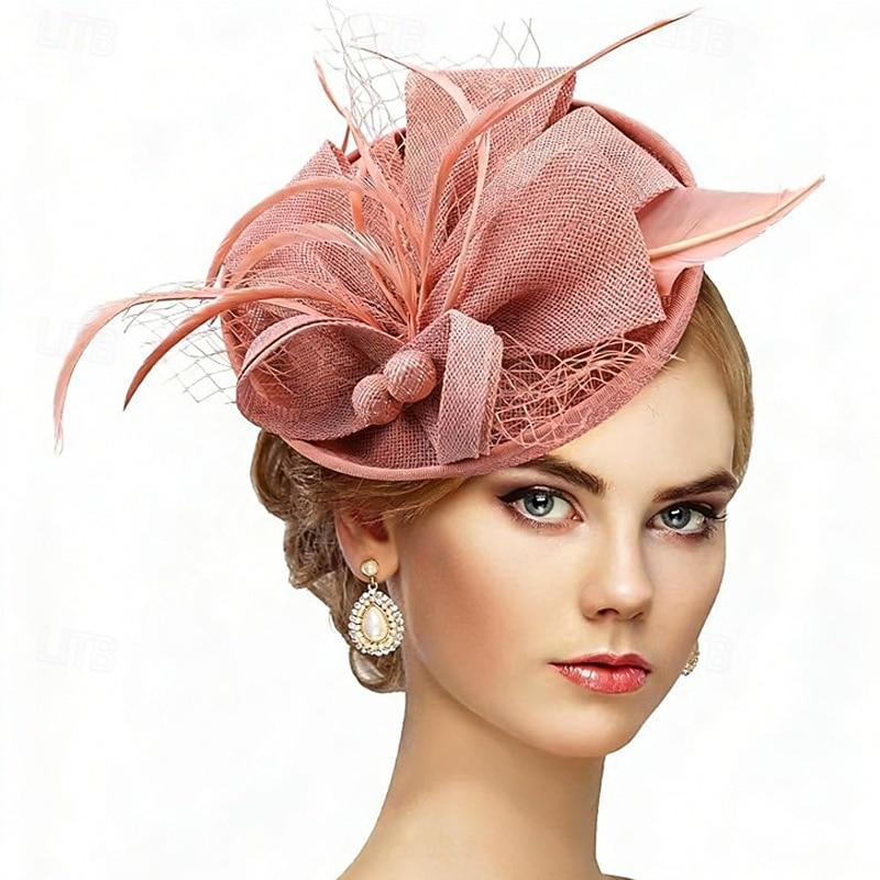 Fascinadores Linho Casamento Aniversário Vintage Estilo bonito Retro Com Penas Capacete Chapéu de 2026 por $16.49 –P2
