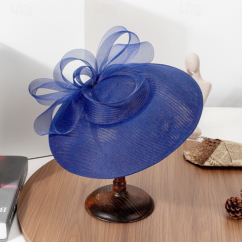 fascinators polyester Bryllup Bursdag Elegant søt stil Med Sløyfe Tyll Hodeplagg Hodeplagg 2026 - $27.99 –P1
