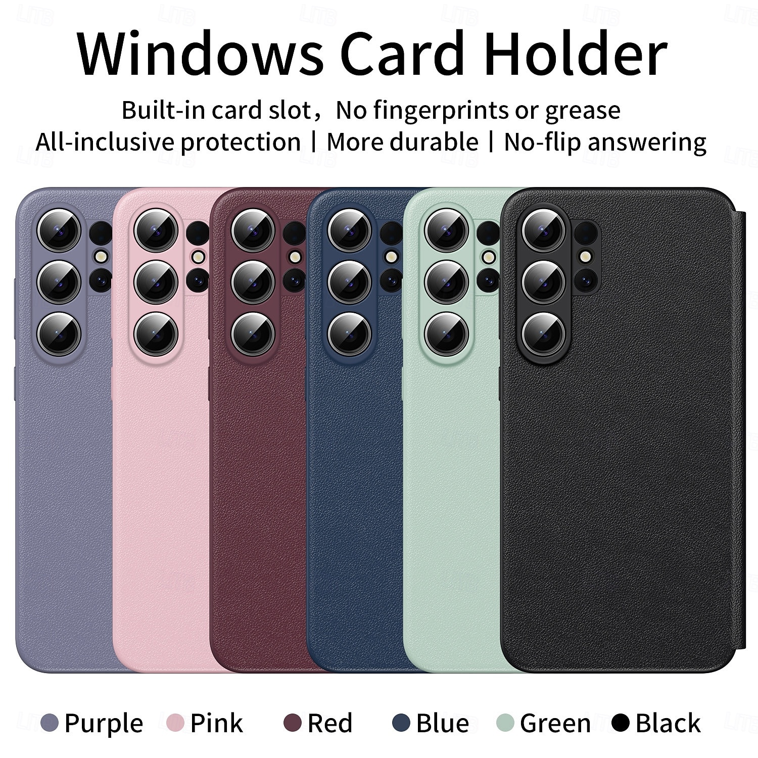 Phone Case For Samsung Galaxy S26 S26 Plus S26 Ultra Wallet Case Clear View Window Camera Lens Protector Ultra Thin Retro PU Leather 2026 - $25.99 –P1