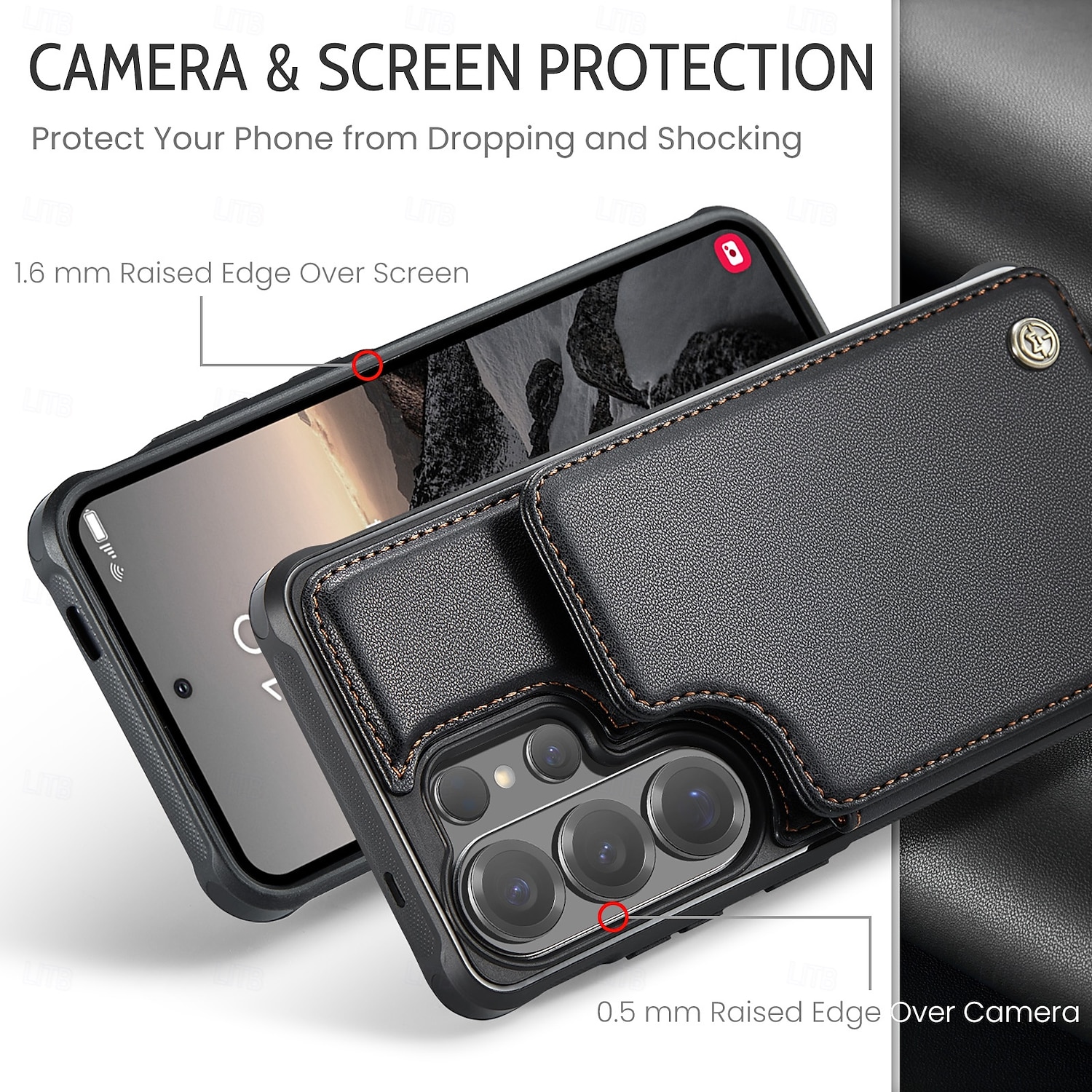 Phone Case For Samsung Galaxy S26 S26 Ultra Plus Wallet Case Flip Cover with Stand Holder Card Slot Shockproof Retro TPU PU Leather 2026 - $17.99 –P2