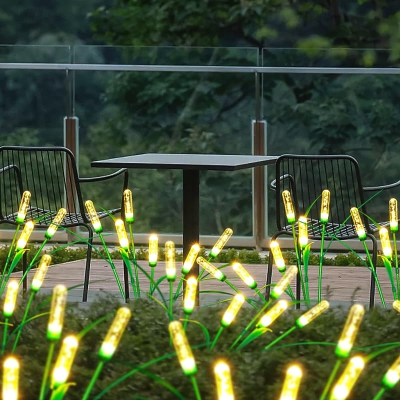 2 luces solares de exterior con forma de estaca de burbujas de 10 cabezas, impermeables, con LED oscilantes para jardín, patio, césped, camino, villa, fiesta, cumpleaños, vacaciones e iluminación de 2026 - $23.99 –P10