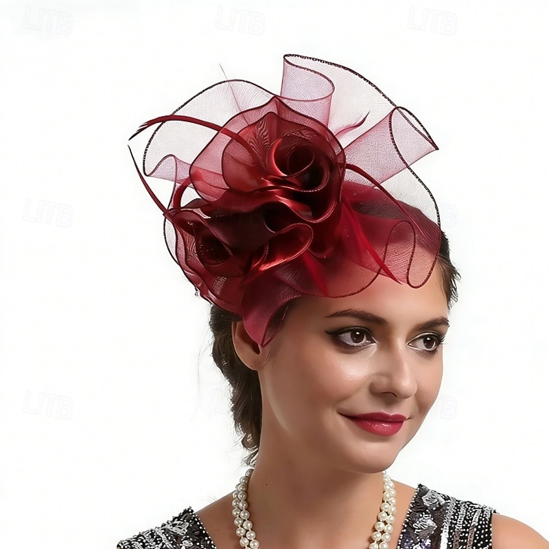 Fascinators Feather Wedding Birthday Elegant Vintage Cute With Feather Flower Headpiece Headwear 2026 - $11.49 –P9