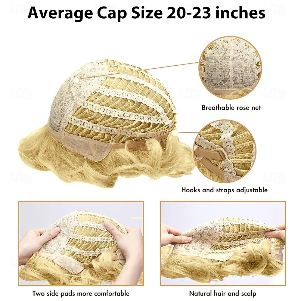 Ocean Adventurer Short Light Blonde Anime Wig For Cosplay Party 2026 - $24.99 –P8