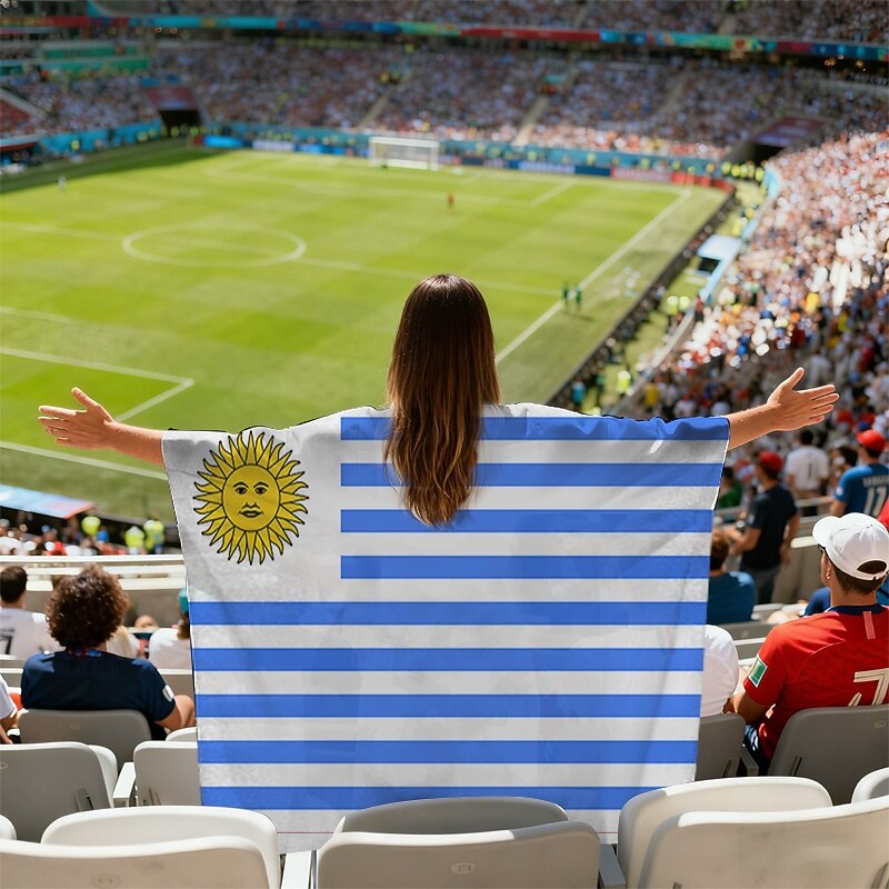 Partita mondiale di calcio 2026 Mantello Costume Bandiera Ventilatori Adulti Unisex Feste Partita di calcio Evento di calcio Vestirsi del 2026 a $17.49 –P9