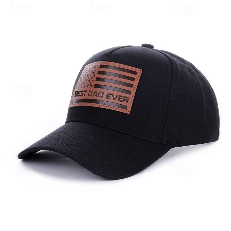 Patriotic Leather Patch Dad Hat Baseball Cap with American Flag, Trucker Style Dad Cap for Men Women, 4th of July Independence Day, 250th Anniversary, Memorial Day Patriotic Hat 2026 - $16.99 –P11