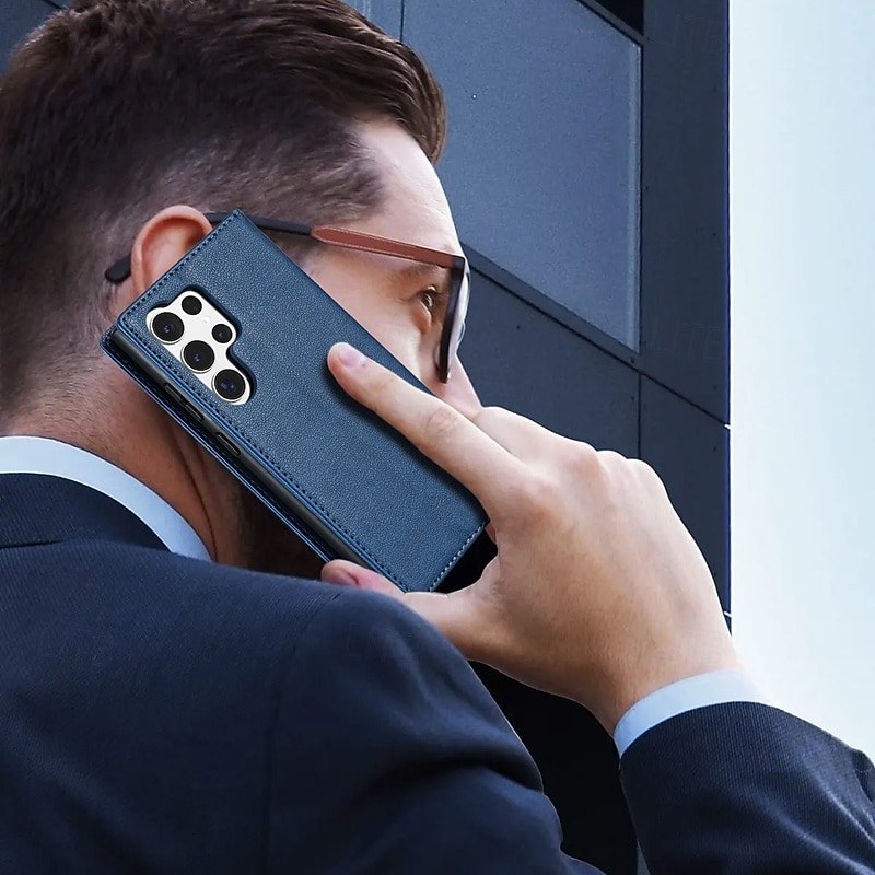 Phone Case For Samsung Galaxy S26 S26 Plus S26 Ultra Wallet Case Flip Cover Magnetic Full Body Protective Kickstand Retro PU Leather 2026 - $18.99 –P9