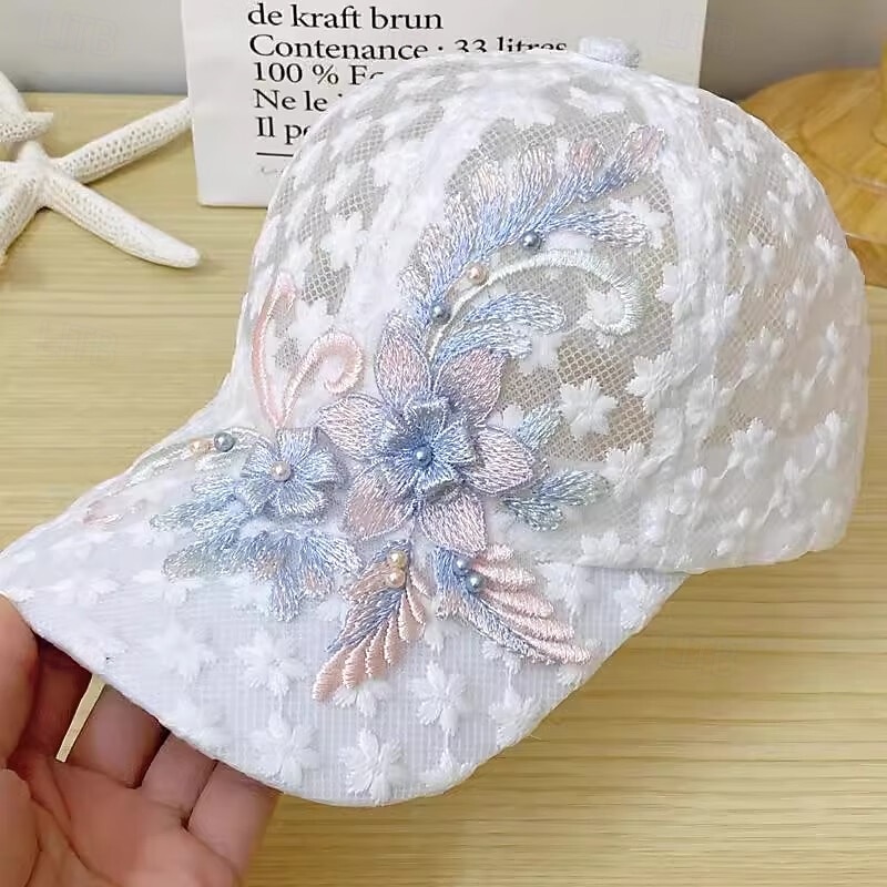 Mujer Sombrero Gorra de Béisbol Protección Solar Diario Exterior Calle Floral Floral 2026 - $6.99 –P2