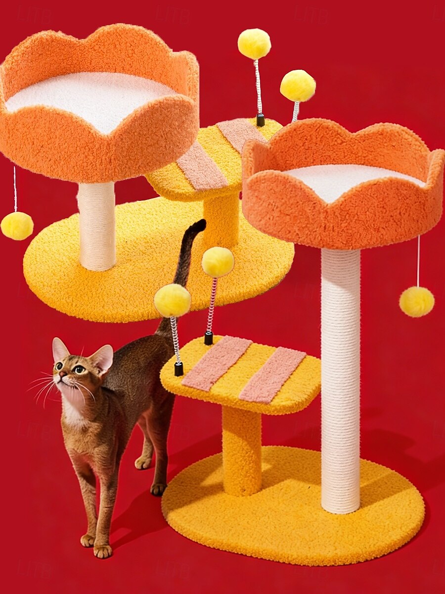 2026年 蜂の形をした猫用クライミングフレーム、爪とぎポスト、おもちゃ、装飾的な子猫用爪とぎ、丈夫なペット用爪とぎポスト  コレクション – $62.99 –P3