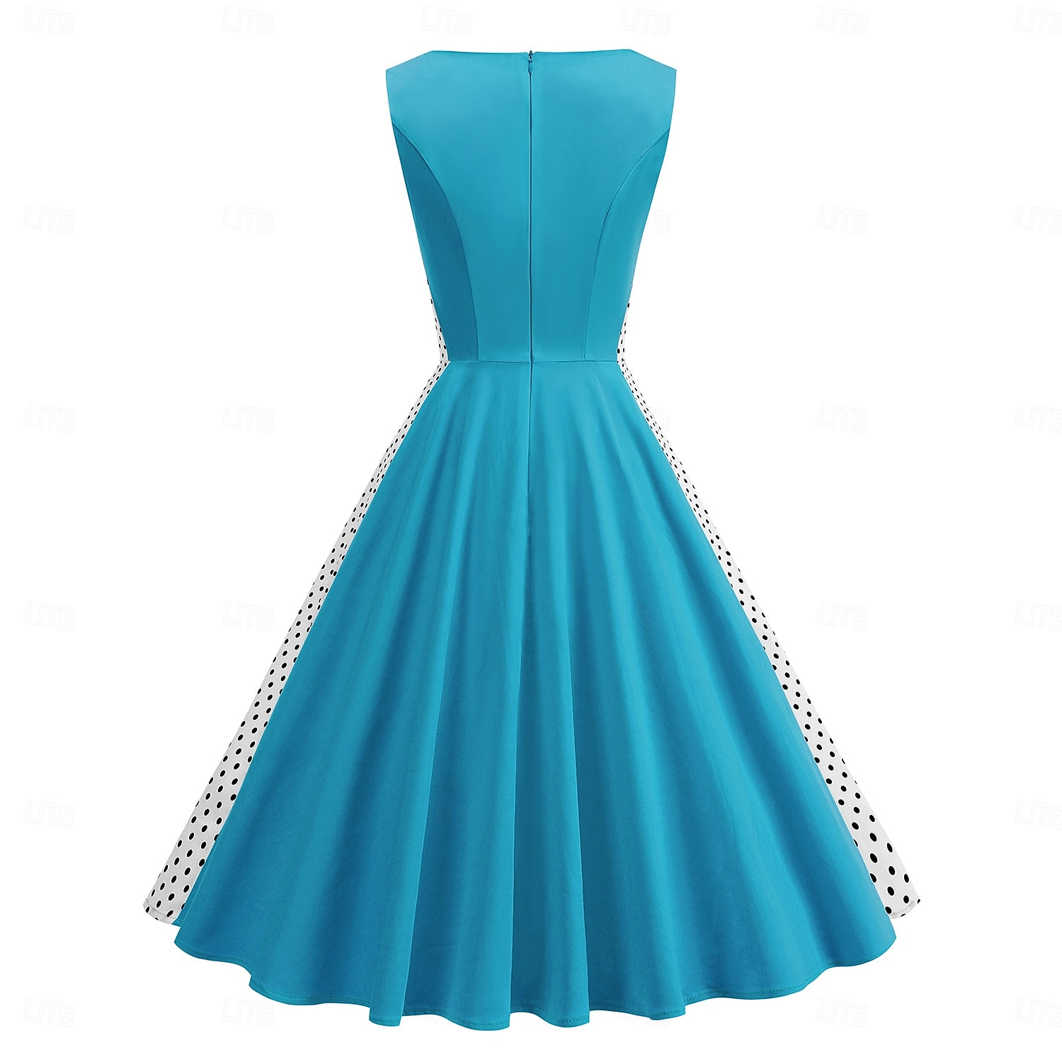 1950s Retro Vintage Rockabilly Dress Swing Dress Flare Dress Sleeveless Polka dots Fit & Flare Swing Fancy Dress Women's Carnival Masquerade Prom Office / Career Event / Party Adults' Homecoming 2026 - $48.99 –P9