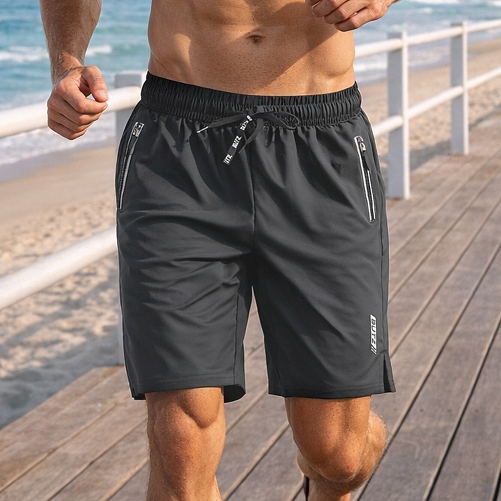 Voor heren Hardloopshorts Atletische shorts Sportbroek Trekkoord Zak Short / Broekje Casual Dagelijks Buiten Zomer Reflecterend Lichtgewicht Ademend Sportschooltraining Joggen Hardlopen Normale 2026 - $13.99 –P6