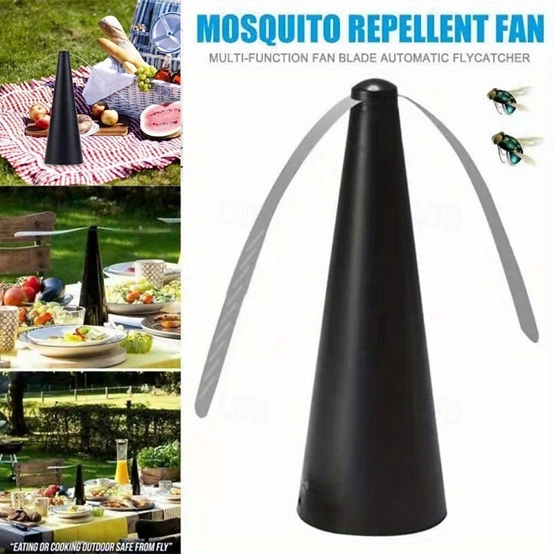 3 Pack Fly Fan for Tables, Tabletop Fly Repellent Fan to Keep Flies and Bugs Away from Food, Portable Chemical-Free Bug Deterrent Fan for Outdoor Dining, BBQ, Picnic, Parties, Indoor Use 2026 - $56.99 –P5