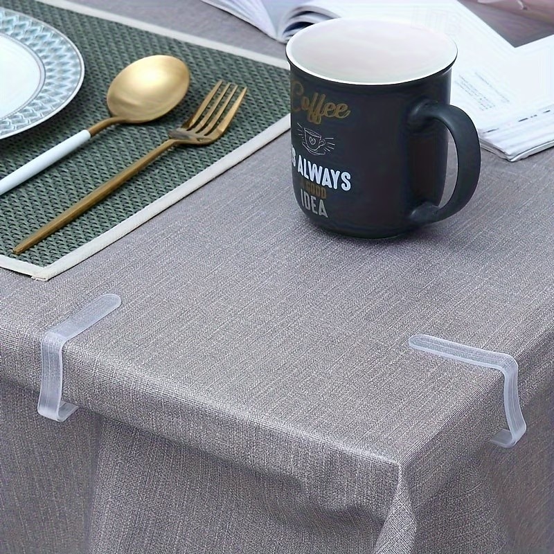 48 clip trasparenti per tovaglia, clip di fissaggio per tovaglia da cucina, clip per tovaglia per uso domestico, superficie antiscivolo invisibile, non è necessaria la foratura. del 2026 a $15.99 –P3
