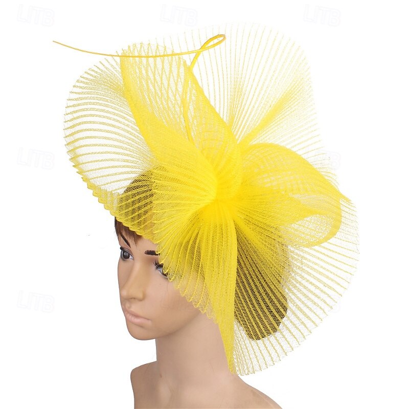 Fascinators Poliéster Boda Cumpleaños Vintage Estilo lindo Retro Con Tul Celada Sombreros 2026 - $22.99 –P10