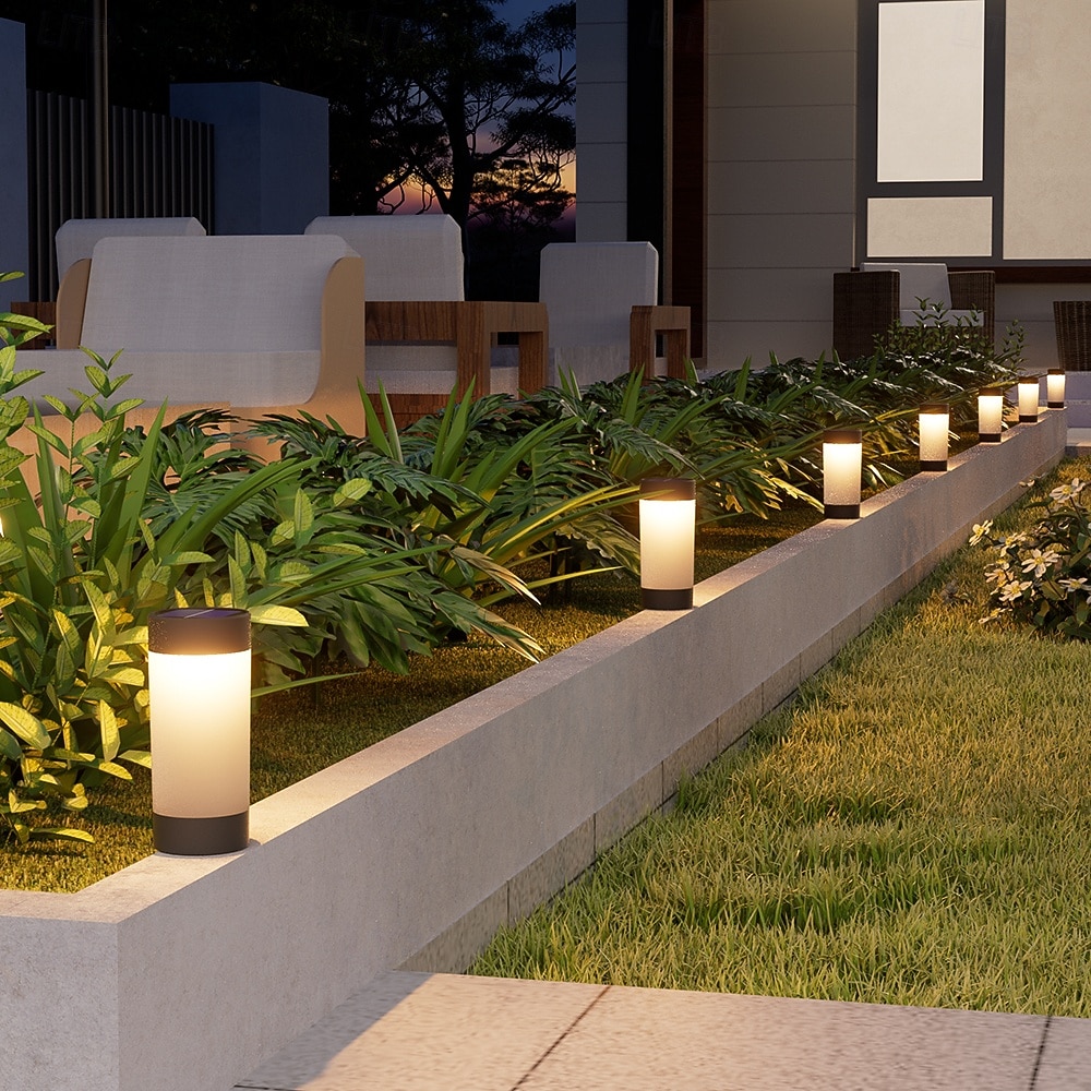 4 τεμάχια ηλιακά φώτα εξωτερικού χώρου για γκαζόν, αδιάβροχα φώτα για βίλα, μονοπάτια κήπου, διακοσμητικά φώτα, αυλή, λιβάδι, έδαφος, ένθετα φώτα 2026 - $46.99 –P4