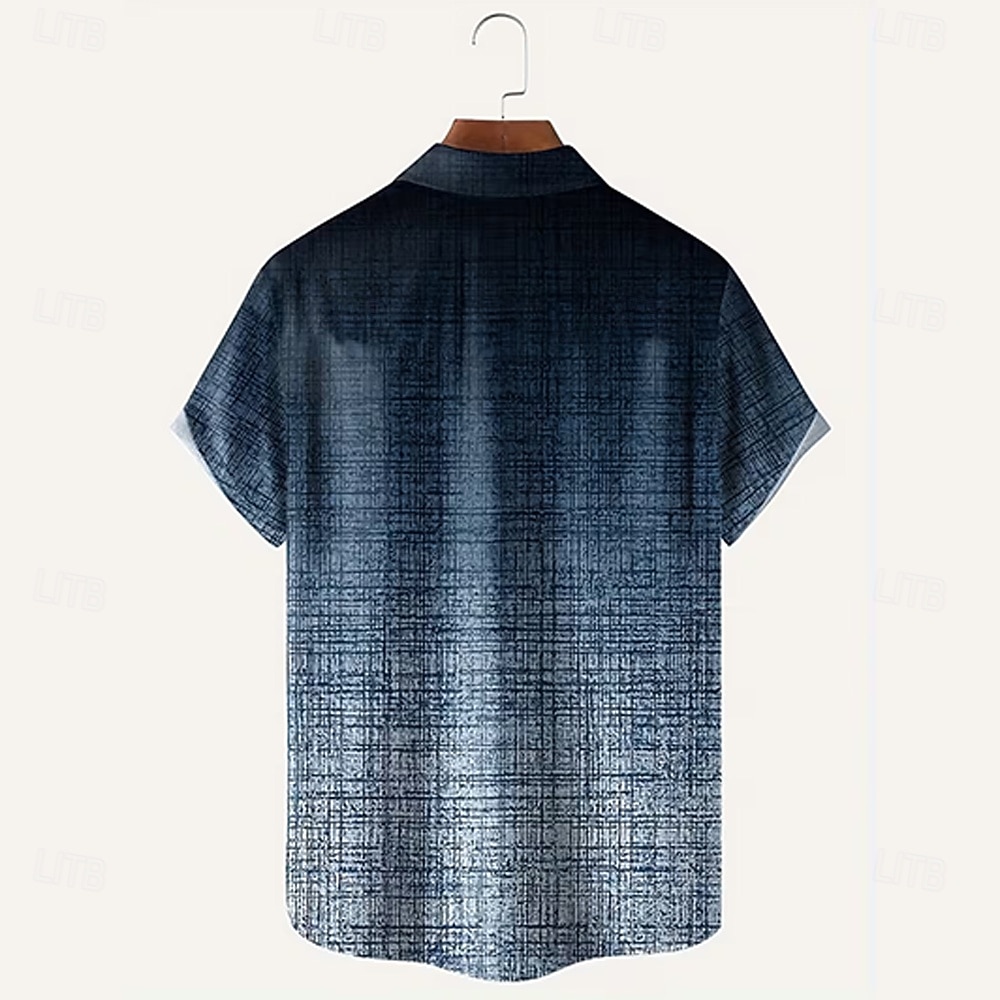 Per uomo Colore sfumato Arte astratta Camicia Camicia Estiva Camicia con Bottoni Manica Corta Moda Casual All'aperto Vacanza Abbigliamento Quotidiano Estate Primavera Collo ripiegato Stampa 3D del 2026 a $25.99 –P2