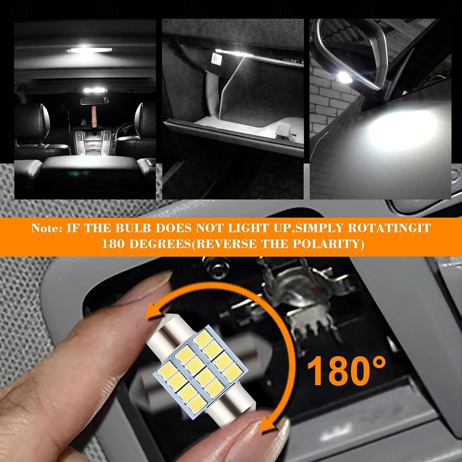 Kit di 24 lampadine a LED per interni auto, set da 194 T10 DE3175 578, lampadine da 31 mm e 42 mm, luci di ricambio per interni auto, luci targa, luci laterali, luci di svolta, luci del bagagliaio del 2026 a $17.99 –P4