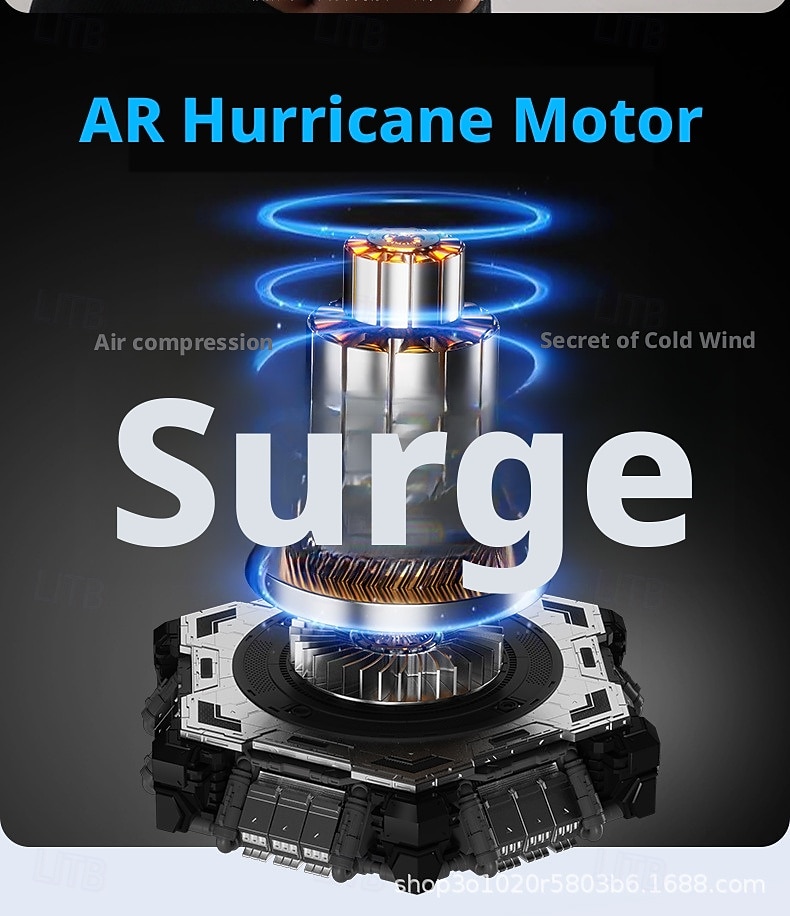 Ventilateur de cou portable - Ventilateur de cou rotatif - Ventilateur rafraîchissant rechargeable USB-C, 3 vitesses, design sans pales mains libres, idéal pour les tentes et les activités de plein de 2026 ? $46.99 –P1