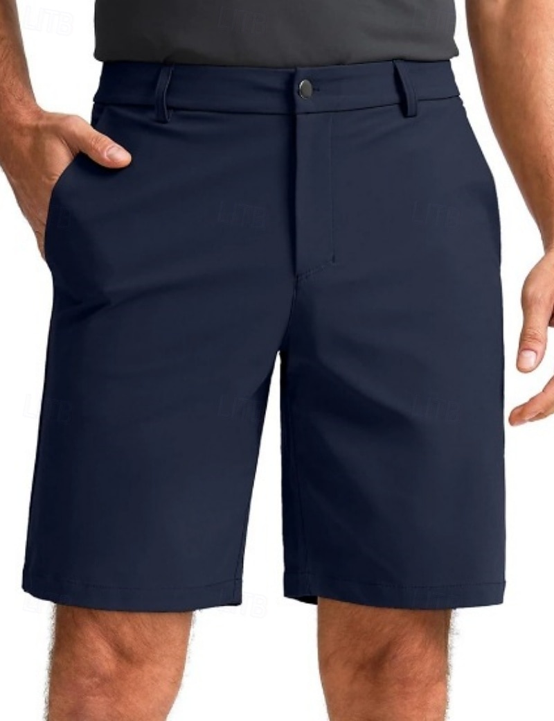 Herren Shorts Schicke Shorts Geschäft Freizeitshorts Tasche Rein Einfach Atmungsaktiv Knielang Lässig Outdoor Arbeit Urlaub Mode Hellgrau Unelastisch 2026 - $25.99 –P1
