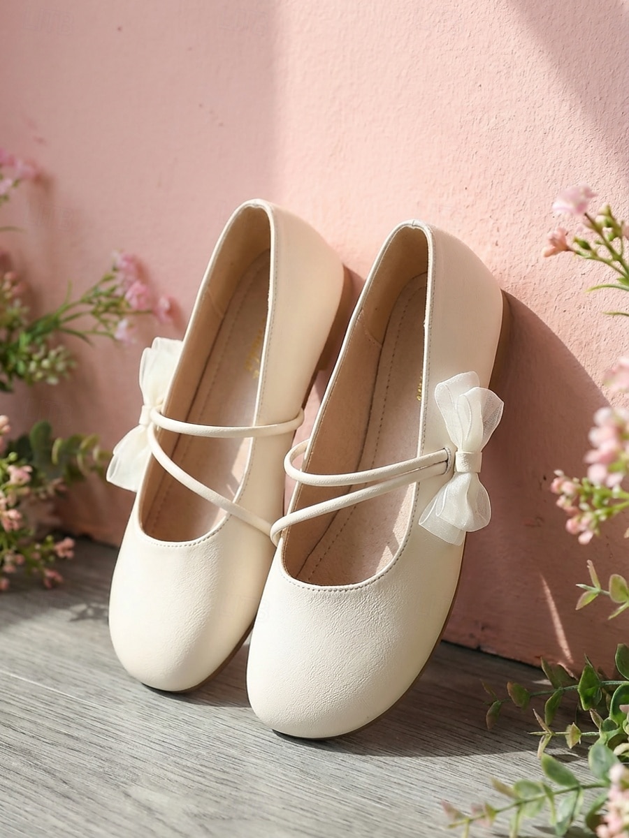 Ballerines Mary Jane beiges à nœud, confortables pour femme, à largeur large, idéales au quotidien, au travail ou pour un mariage. & occasionnel de 2026 ? $32.99 –P6
