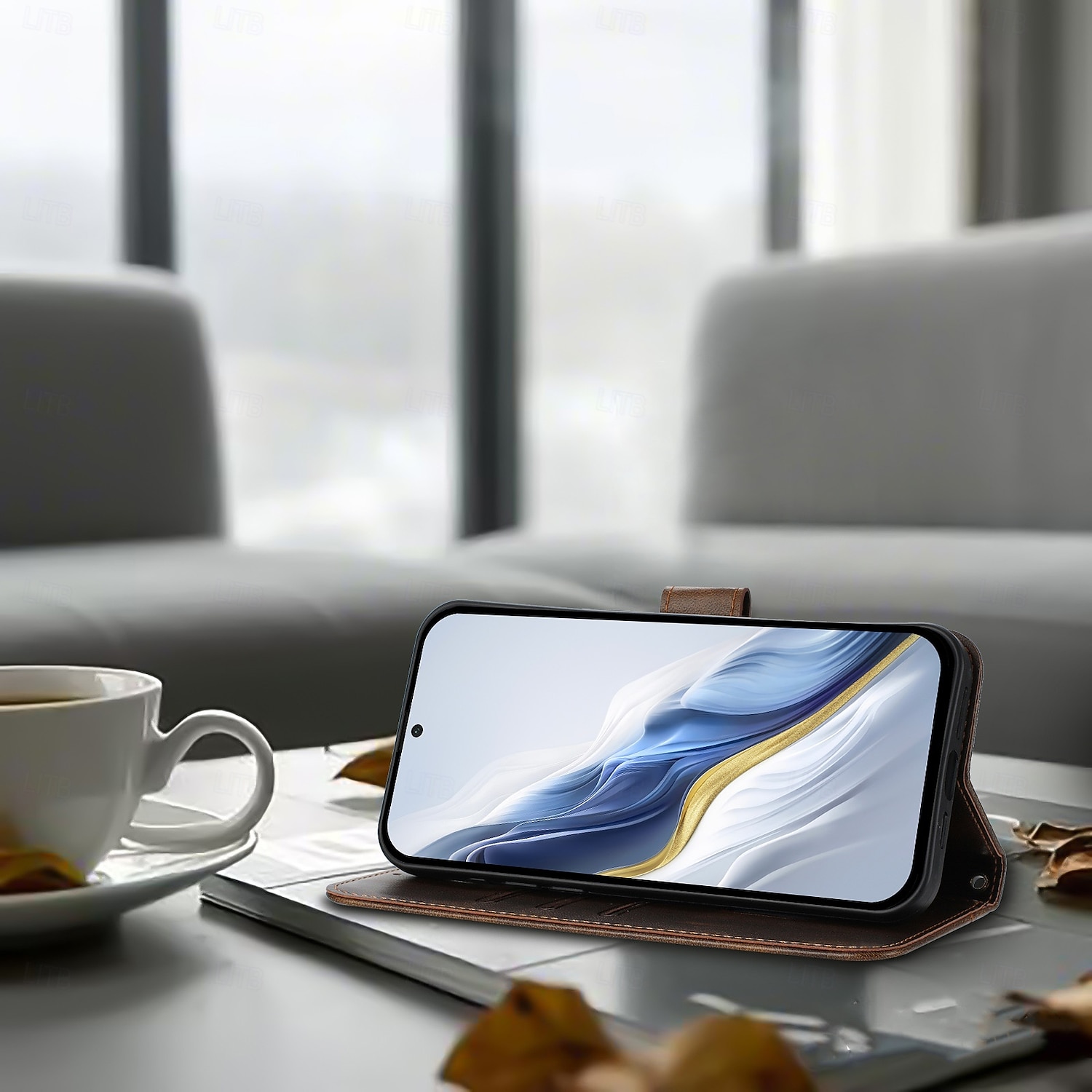 telefon Kılıf Na Samsung Galaxy S26 S26 Ultra Plus Etui na karty portfela Z podpórką Obsługa ładowania bezprzewodowego z paskiem na nadgarstek Retro TPU Skóra PU 2026 - $15.99 –P9