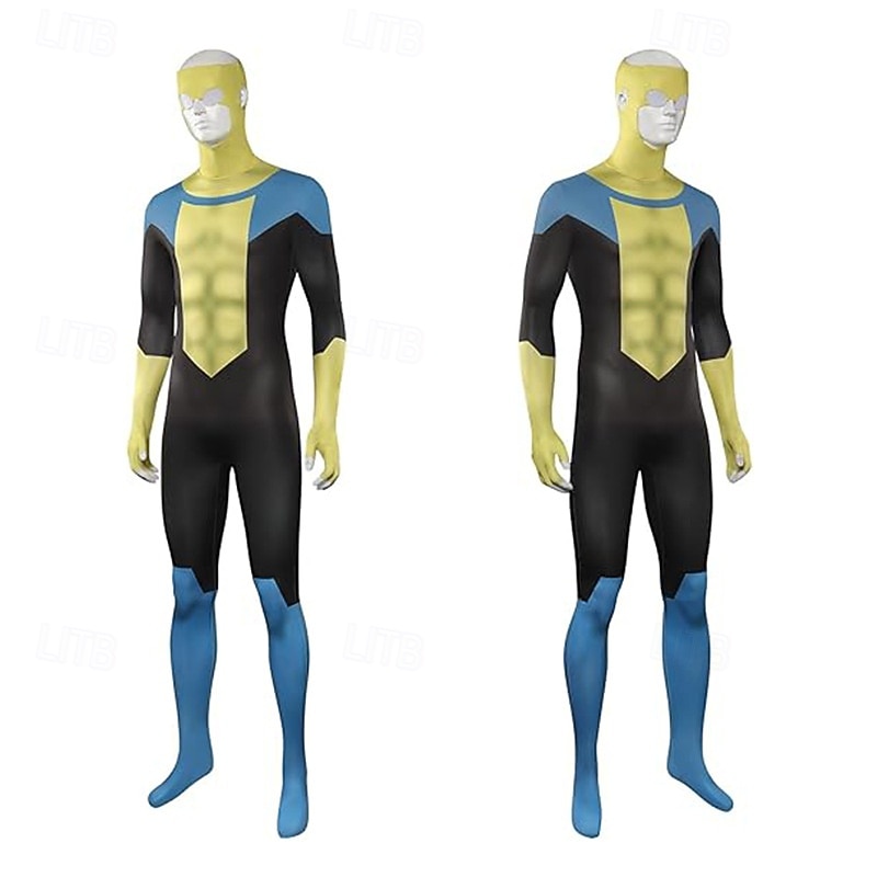 Kaland Legyőzhetetlen fiú Szuperhős Zentai öltöny Felszerelések Body Videojáték Szerepjáték Movie TV téma jelmezek for Férfi Felnőttek Álarcos mulatság Halloween Teljesítmény Comic Con 2026 - $34.99 –P3